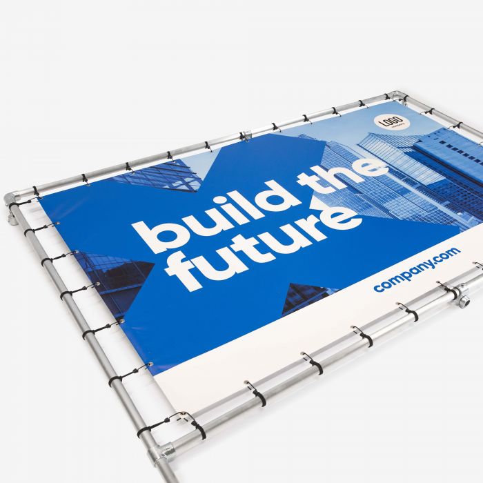 Vrijstaand spandoekframe